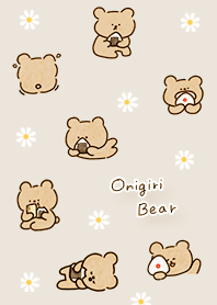 beige Onigiri Bear and Daisy 03_2