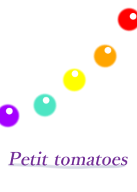 Colorful petit tomatoes