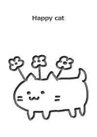 Happy cat Theme GRAY