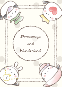 Shimaenaga and Wonderland -beige- dot