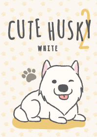 Cute Husky (White) v.2