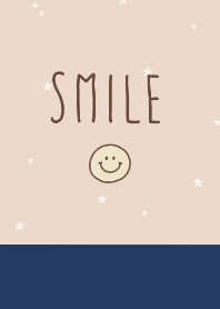 navy pink beige smile star.