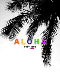 monochrome palm ALOHA 49