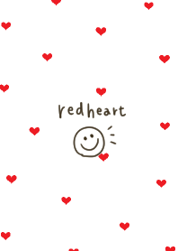Red heart and smile
