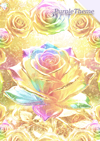 Strongest Luck Rainbow Gold Rose  (PR