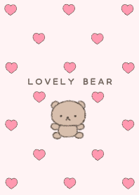 Lovely bear. pink