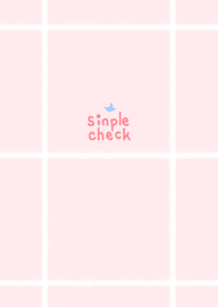 simple check sakurapink