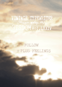 VINTAGE TYPEWRITER WISDOM Vol.LXXIV