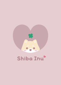 Shiba Inu2 Clover - pink