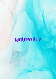 Pastel watercolor-BLUE 34