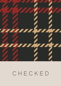 CHECKED RED-BROWN 89