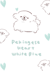 シンプル ペキニーズ ハート