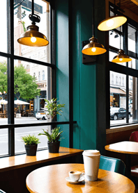 Cozy Coffee shop b51772