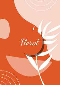 Hand Drawn Floral Flame Pea 2