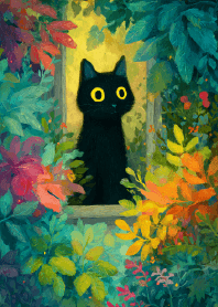 Black Cat Guardian of the Jungle