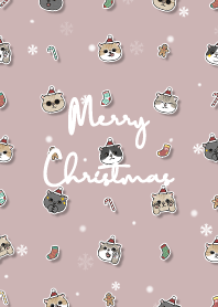 neko christmas2 / rose pink