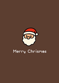 こんにちはサンタクロース(深茶色)