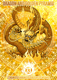 Golden dragon and Feng Shui Lucky 33