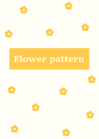 flower pattern_orange