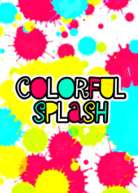 ポップ カラフル スプラッシュ