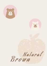Natural and brown