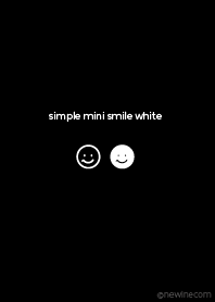 simple mini smile black