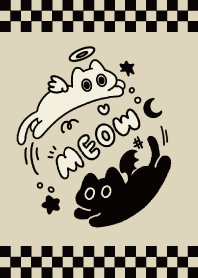 黑白貓貓宇宙 (淺色款)