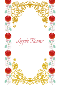 -Apples and flowers-