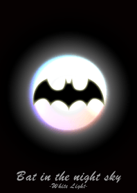 Bat in the night sky -White Light-