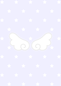 星柄ウィッシュコア（パープル×ホワイト）