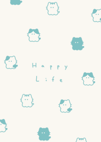 小貓咪. green beige
