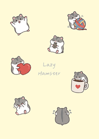 Hamster Lazy Daily Life(pale yellow)