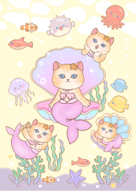 Ginger Cat mermaid 6