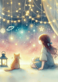 可愛少女與夜空V.10