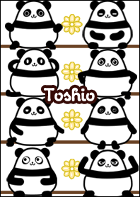 Toshio Round Kawaii Panda