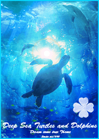 幸運のホヌと幸運の使者のイルカ 運気最強*