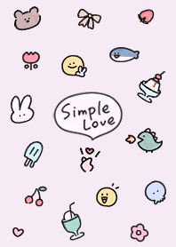 pinkpurple simple love11_1