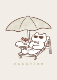 yellow ribbon cat(vacation)pastel
