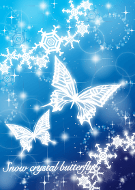 Snow crystal butterfly
