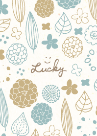 Cute leaves and flowers4 from Japan