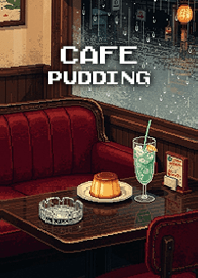 Retro Cafe Pudding - Pixel