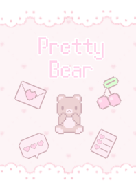Dot Pretty Bear  Pink