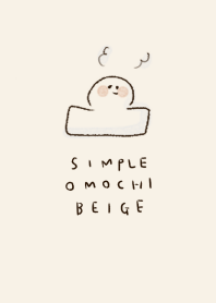 simple Mochi beige.