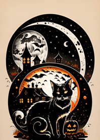 halloween cat 064061
