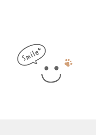 墊 微笑 <白色>