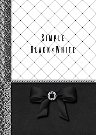 Simple black and white lattice pattern
