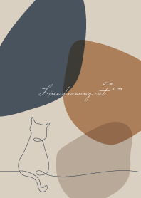 Line drawing cat_07