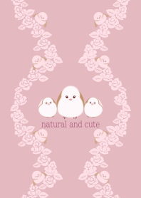 ピンクカラーとシマエナガ