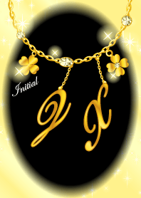 【Q&X】イニシャルチャーム運気UP!ゴールド