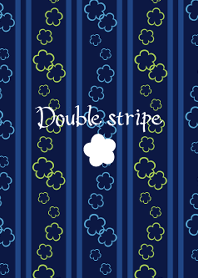 Double stripe -Blue & Green-